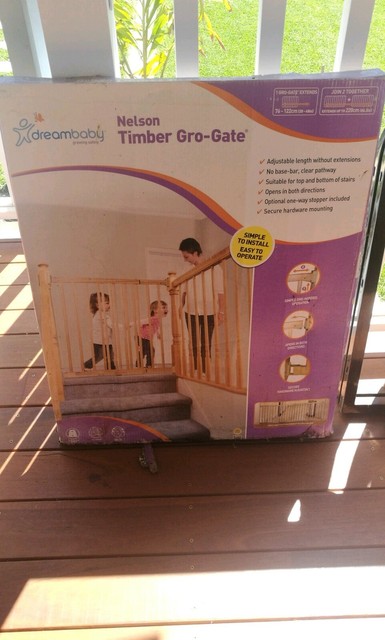 dreambaby nelson timber gro gate